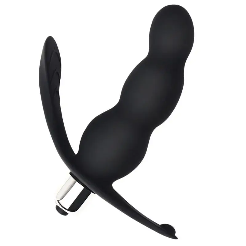 Silicone Prostate Massager Butt Plug Masturbation 16 Frequency Vibrator Sex Toy for Men Beginner |