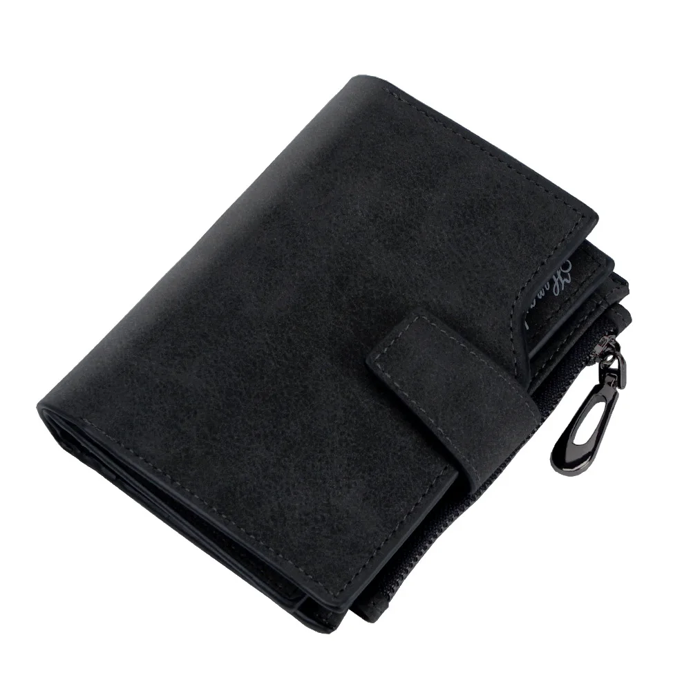 

Women's short wallet 2021 new PU leather zipper buckle multi-card card holder wallet multi-function student coin purse female