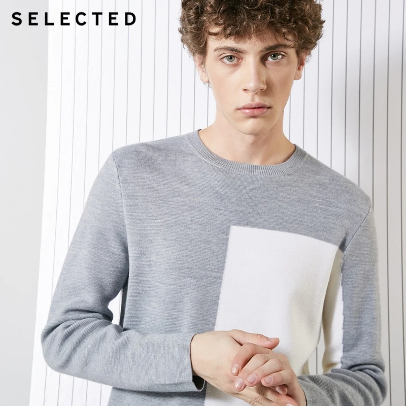 Выбранный новый осенне зимний шерстяной свитер с круглым вырезом и