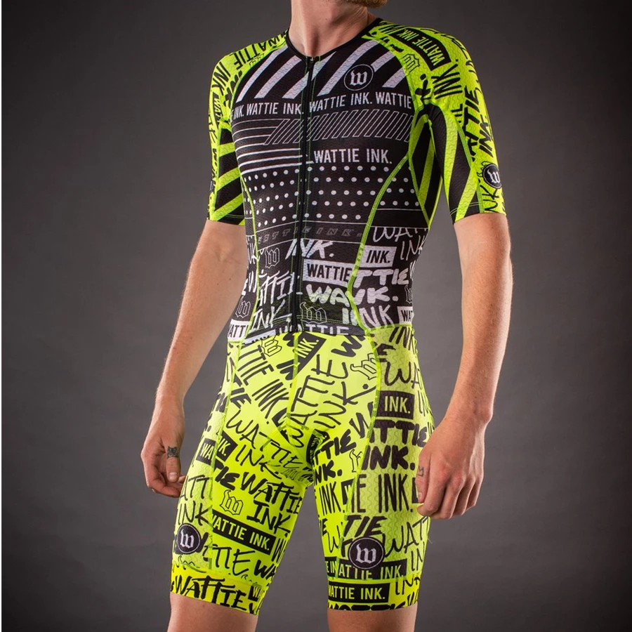 Фиолетовый Wattieink открытый Трикотажный костюм для триатлона skinsuit Велоспорт мужской Велосипедный Спорт ciclismo Боди Набор всплеск Одежда MTB кожи костюм - Цвет: Фиолетовый