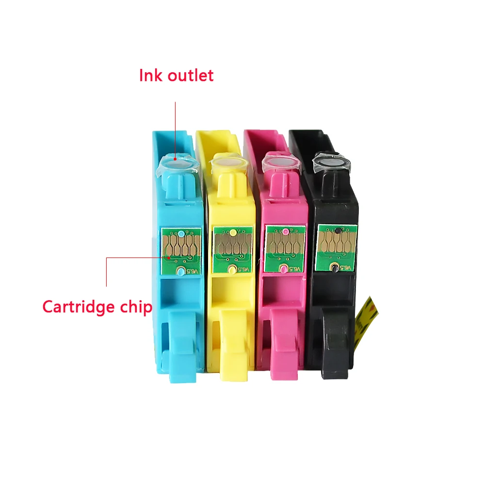 T1295 Multipack Замена чернильных картриджей для T1291 T1292 T1293 T1294 Совместимость с Epson SX435W