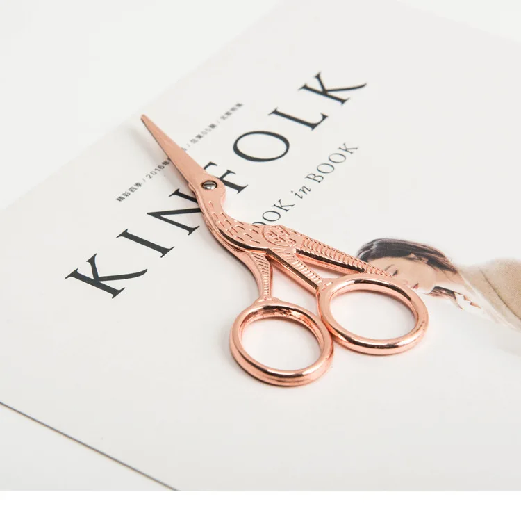 1Pcs Stainless Steel Sharp Handicraft Cut Craft DIY Shear Student Office Snip Scissor Household Paper School Stationary