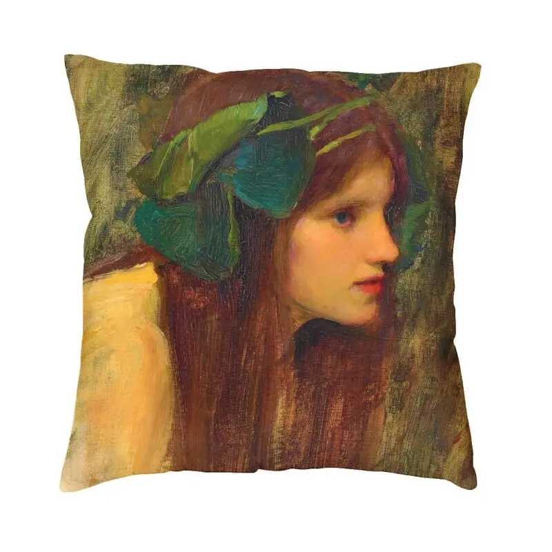 

Наволочка для женской подушки 40x40 см, украшение, милый Джон Вильям Уотерхаус, квадратная подушка для стула