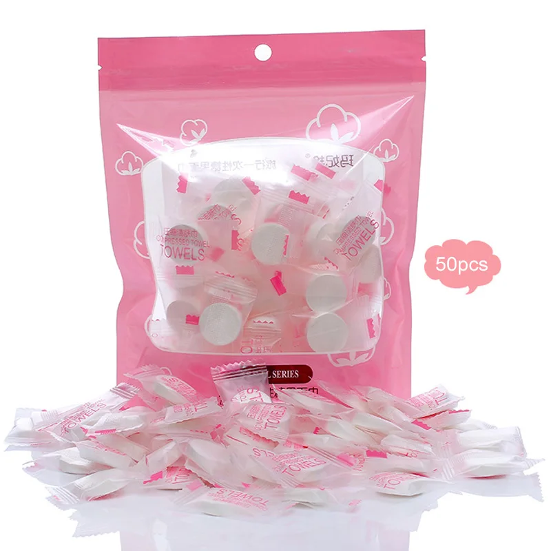 50 шт. полотенце компрессионное из нетканого материала|Полотенца для лица| |