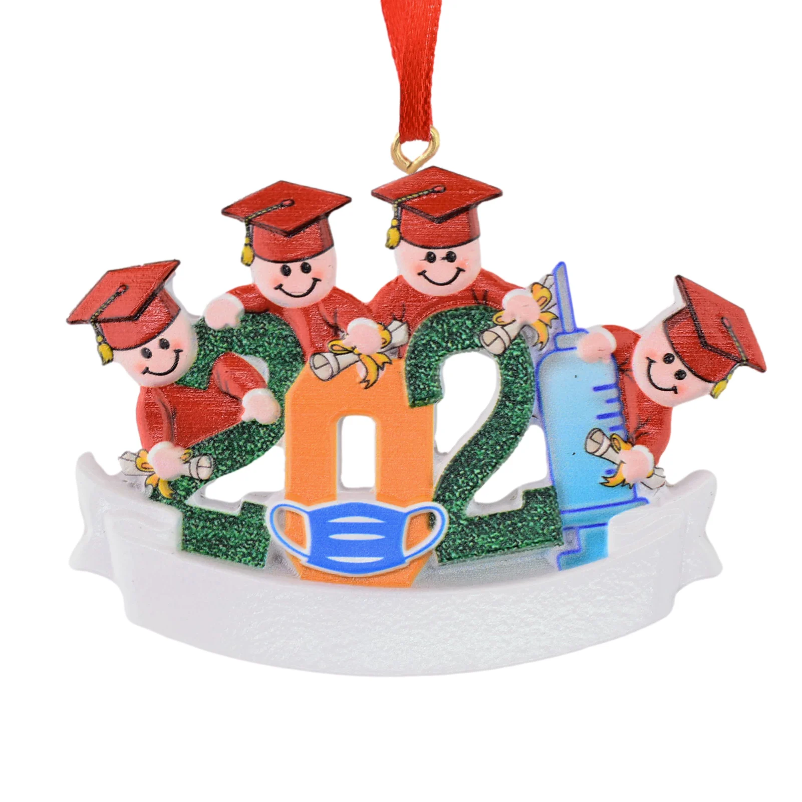 

2021 Christmas Ornaments Quarantine Family Ornament Kit Christmas Decorating Kits Creative Gift For Family DIY Pleasant