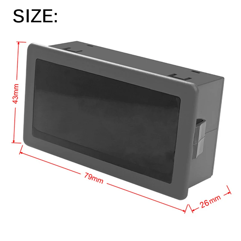 Цифровой светодиодный Красный Тахометр высокострогий измеритель скорости с 4