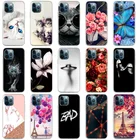 Чехол для Телефона iPhone 12 Mini 12 11 Pro X XR XS Max 7 8 Plus 6 6s 5 5s SE 2, модный мультяшный волк, прозрачный мягкий ТПУ для iPhone 11 Pro