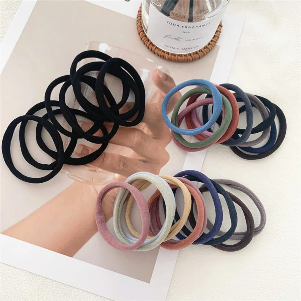 

10PCS Women Girls Simple Basic Elastic Hair Bands Tie Gum Scrunchie Ponytail Holder Rubber Bands Fashion Hair Accessories