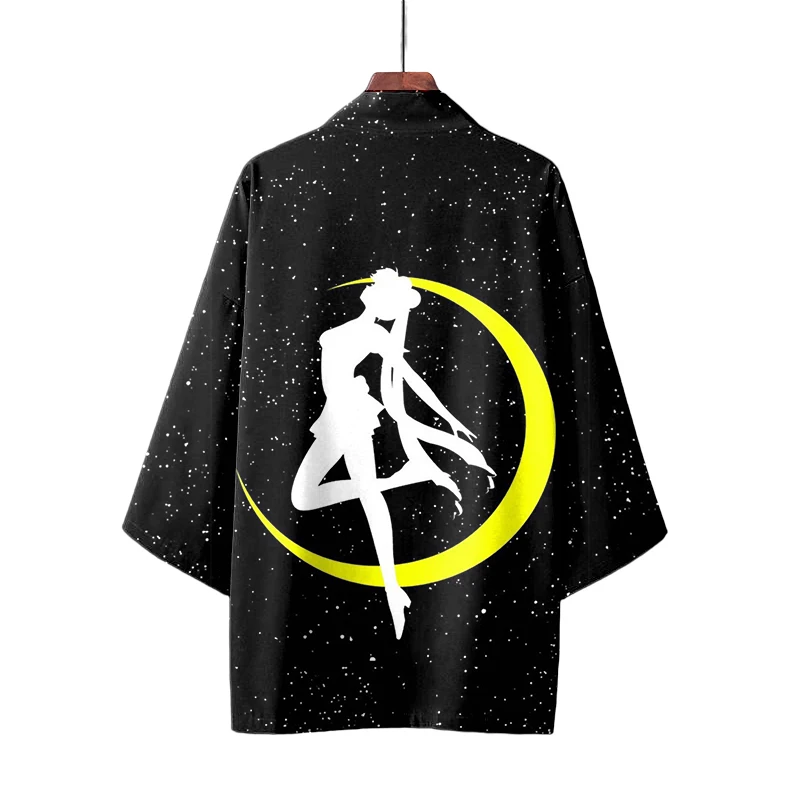 Косплей Сейлор кимоно с Луной из японского аниме Луна накидка для девочек Harajuku