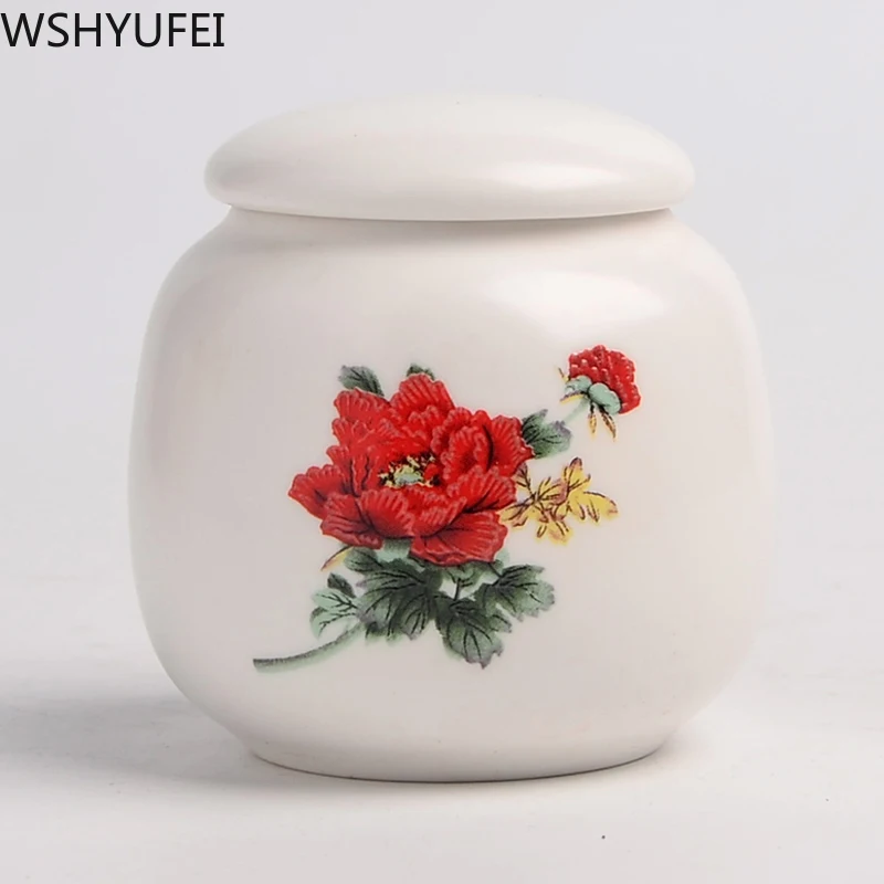 Креативные чайные банки с ручной росписью ретро керамический Стандартный горшок