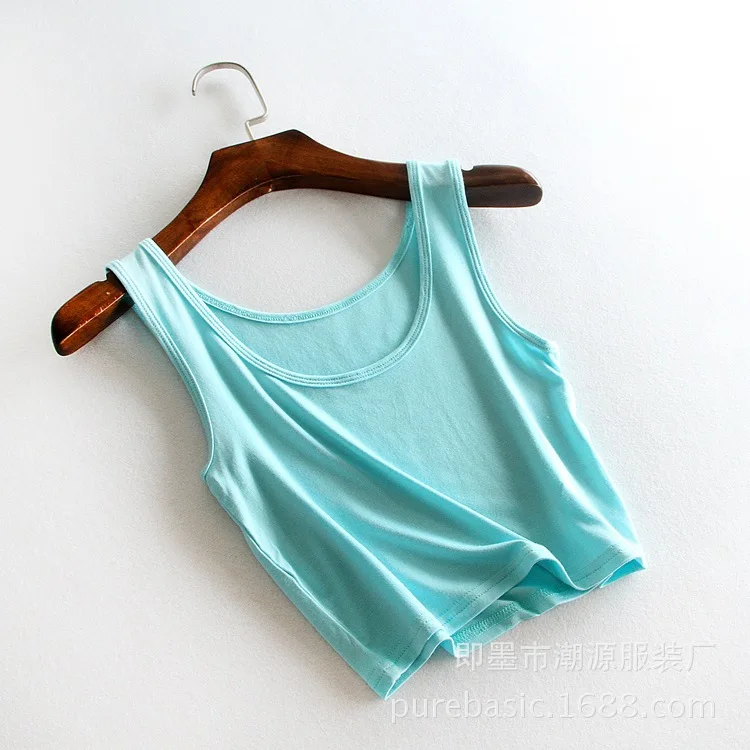 Новинка 2020 модная женская майка для фитнеса укороченные топы летние милые