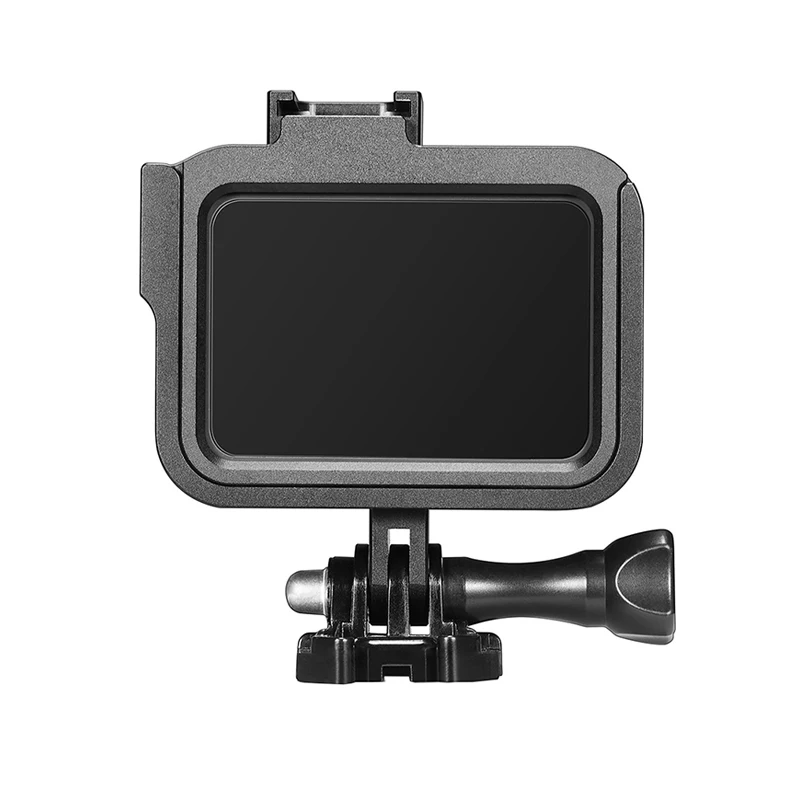 Защитный чехол Vlogging Cage для GoPro Hero 8 с черным креплением для микрофона Vlog Cage корпус Корпус рамка чехол для холодного башмака