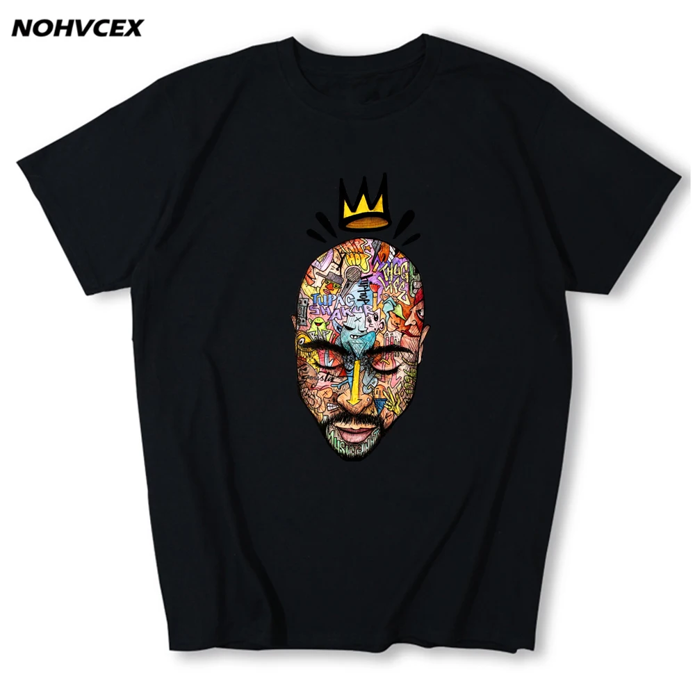Новая мода для мужчин и женщин Тупак Шакур 2Pac футболка рок Летний стиль хип хоп|men