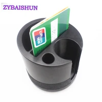 car cards for coin cup seat storage box auto accessories for skoda octavia fabia rapid superb yeti roomster