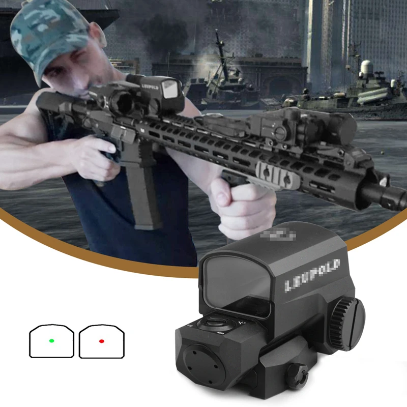 Красная точка зрения Коллиматорный прицел тактический подходит к любому 20 мм