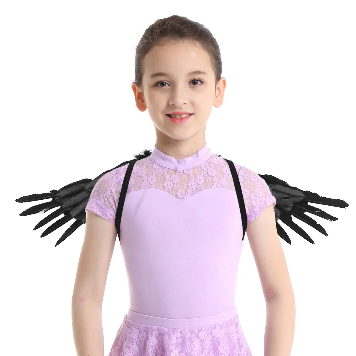 Крылья Ангела из перьев для женщин и девочек Карнавальный костюм танцевальной