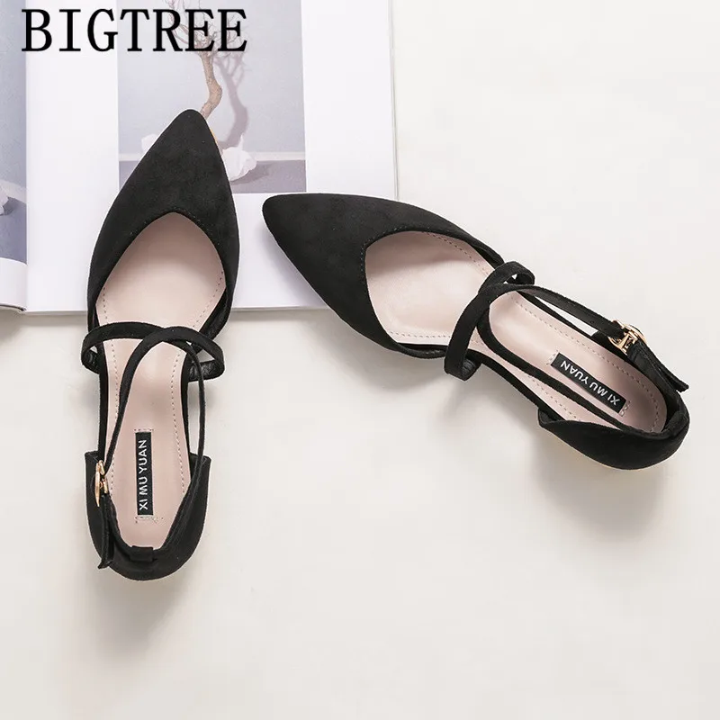 Обувь в стиле Мэри Джейн с острым носком Туфли без каблуков ботинки