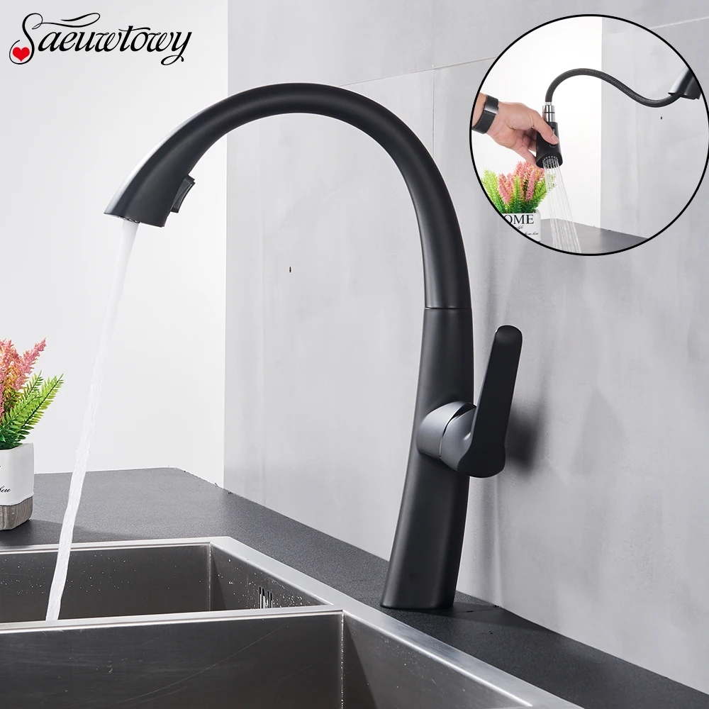 Кухонный смеситель с креплением на раковину латунный кран для горячей и холодной