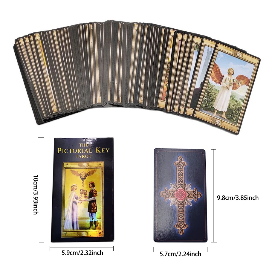 Настольная игра Таро 78 карт английская версия для развлечений и вечевечерние |