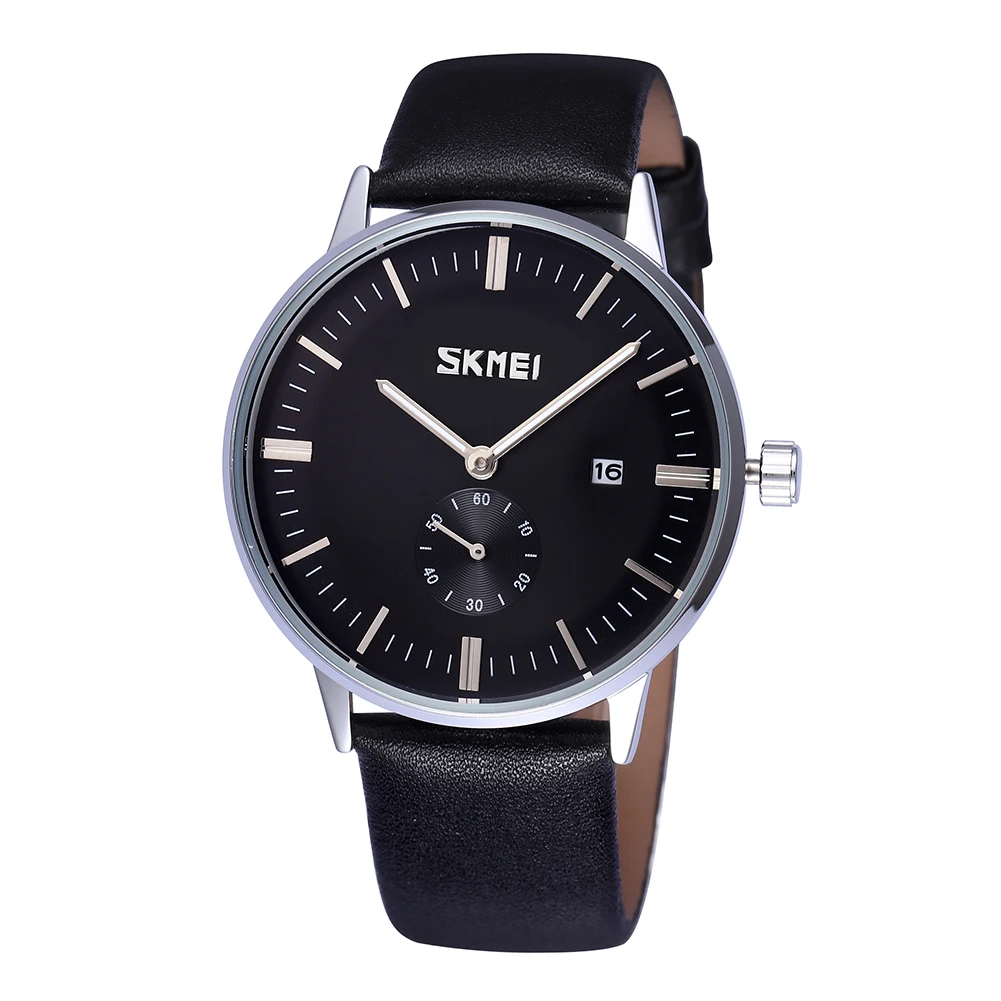 

2020 New Brand Fashion Men Business Watch Leather Strap Waterproof Quartz Casual Men's Watch Automatic Date Relogio Masculino