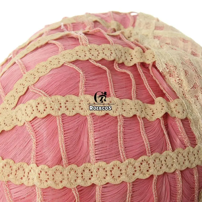 

ROLECOS Game LOL Qiyana Cosplay Hair LOL True Damage Qiyana Cosplay Hair Prestige Headwear Pink Blue Mix Synthetic Hair Women