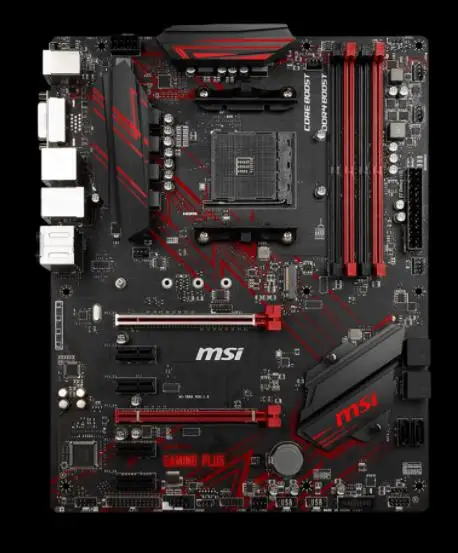 Online Neue MSI B450 GAMING PLUS Desktop Motherboard DDR4 Buchse AM4 64GB USB 2,0 USB 3,1 Ssd M.2 Sata Rams Motherboard Kostenloser Versand