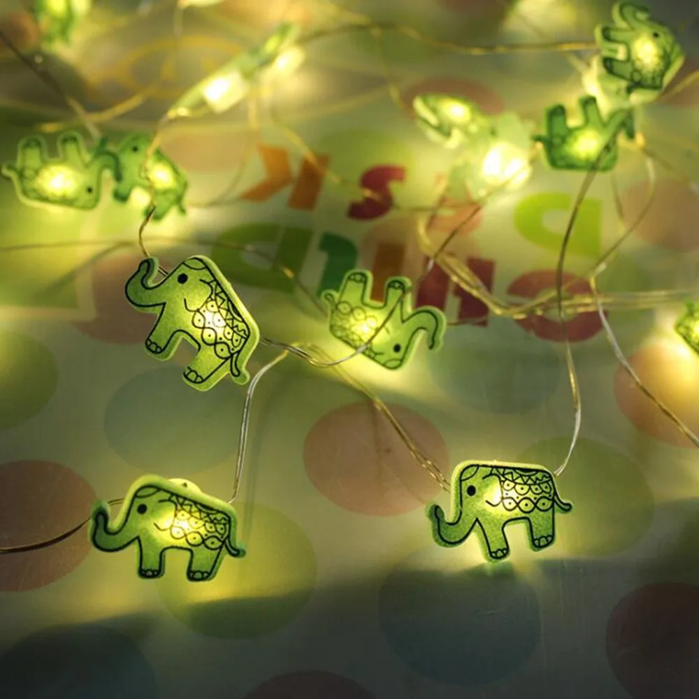 2 м гирлянды светодиодные животных светильник s украшения DIY Фламинго вечерние
