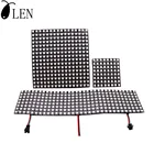 Гибкая светодиодная RGB панель WS2812B, 5050 пикселей, индивидуально адресный модуль, WS2812 IC 8x8 16x16 8x32, матричная светильник вая лампа, 5 в постоянного тока