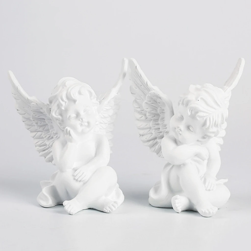 Милые полимерные поделки в виде Купидона с ангелом украшение для офиса