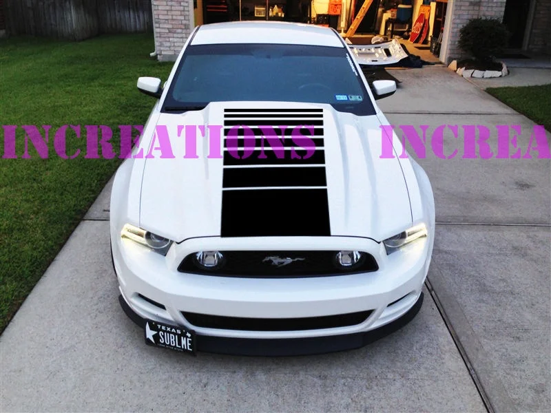 

Для универсального Ford Mustang спортивный капот выцветающие полосы наклейка Shelby Cobra Convertible Sticker
