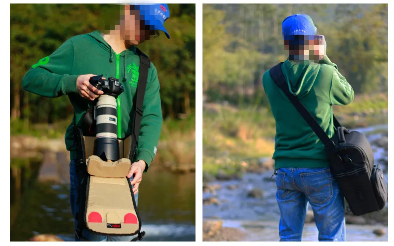 Водонепроницаемая многофункциональная сумка для камеры DSLR телеобъектива Tamron Sigma