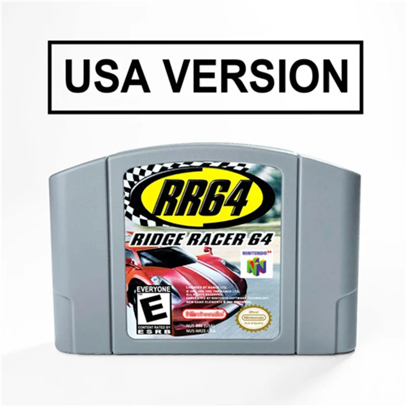 

Ridge Racer 64 For 64 Bit Video Game Cartridge USA Version NTSC