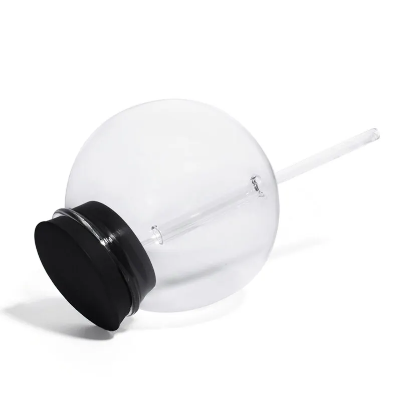 

Cocktail Glass Creative Sphere Shaped Reusable Drinking Straw Cup Wine Juice Glasses Coffee Tumbler For Bar Home Party Drop Ship