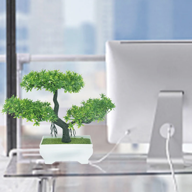 Искусственные растения бонсай сделай сам маленькое дерево горшок поддельные
