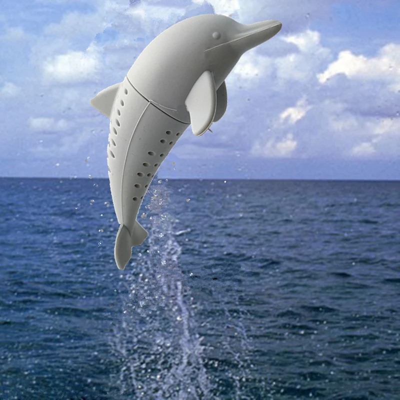 Пищевой Силиконовый Фильтр для заварки чая в форме дельфина MOFUNYO|Ситечки