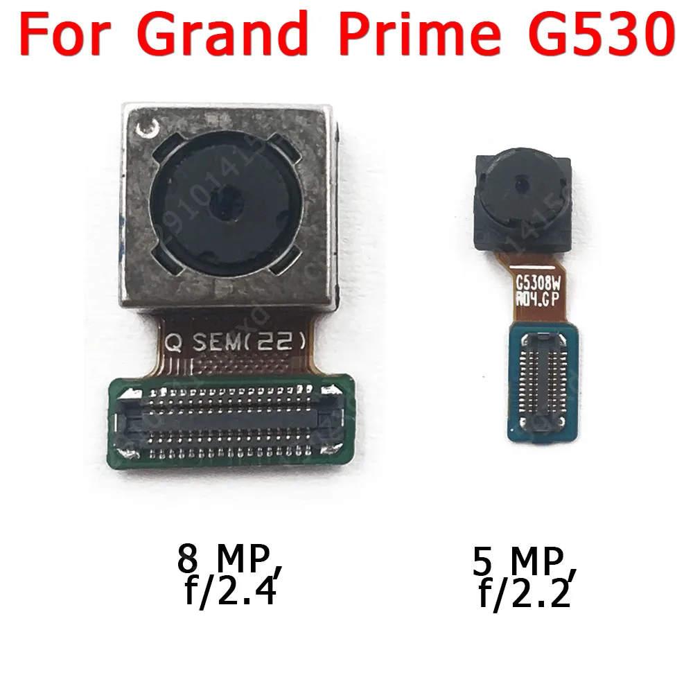 

Original Front Rear Back Camera For Samsung Galaxy Grand Prime Plus G532 Main Facing Camera Module Flex Cable Replacement Parts