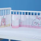 Бампер для детской кроватки, дышащий сетчатый 3D протектор забора для детской кроватки, защитный Аварийный барьер для защиты перил от столкновений, защита для новорожденных