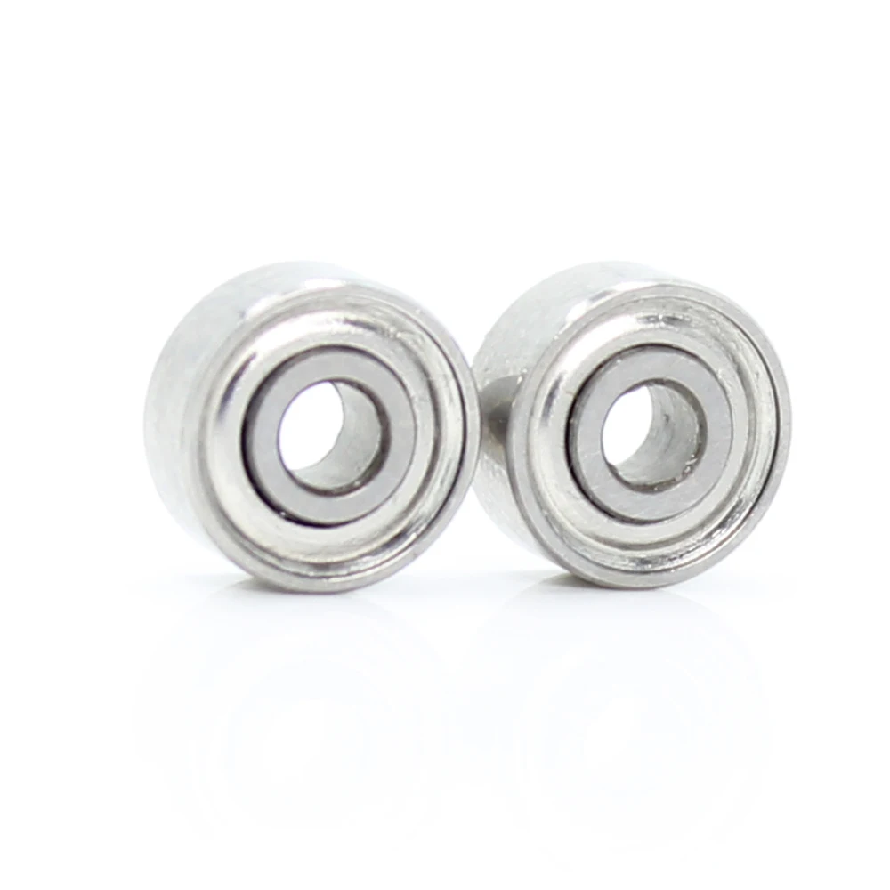 R2ZZ подшипниковый ABEC 1 (10 шт.) 1/8 &quotx3/8&quot x5/32 &quotдюйм миниатюрный R2 zz Шариковые