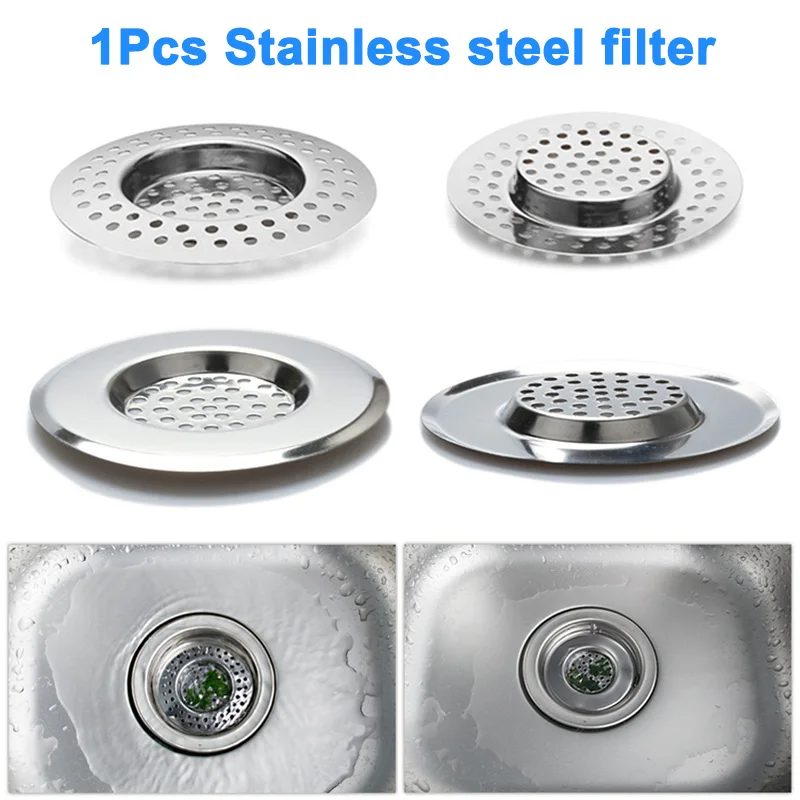 

Kitchen Sink Strainer Stainless Steel Drain Filter with Large Wide Rim