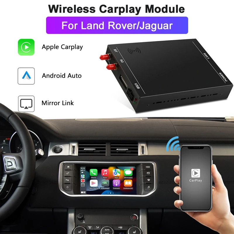 

Автомобильный экран обновления декодер коробка MuItimedia интерфейс CarPlay Android авто комплект для JAGUAR/Land Rover Head Unit