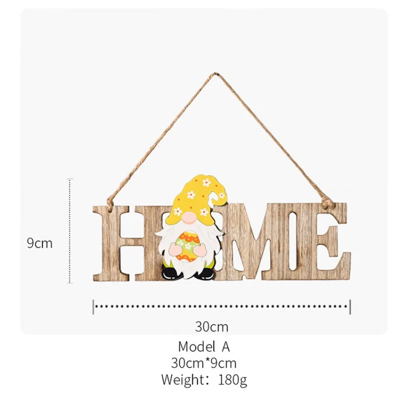 

Independence Day Christmas Listing Home 3D Replace Rudolph Wooden Welcome Festive DIY Decoration Party Supplies