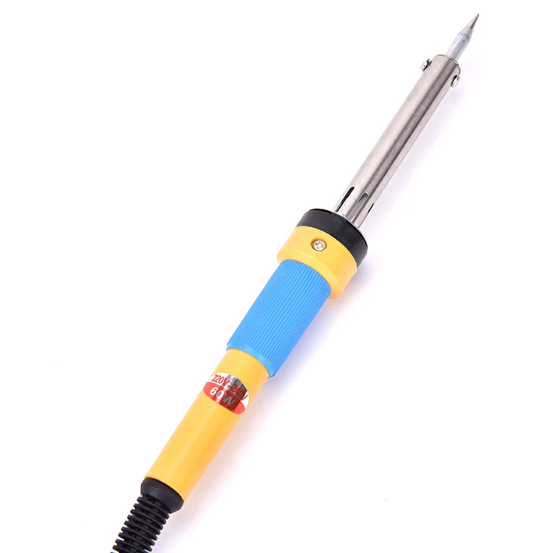 

EU US Plug 220V 60W Adjustable Temperature Electric Soldering Iron Pen Handle Solder Station Tool Welding Repair Rework