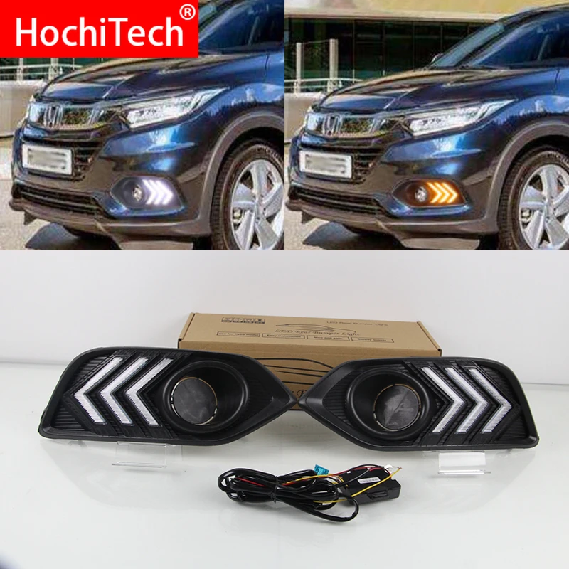 Светодиодный дневные ходовые огни для Honda вариабельности сердечного ритма HR V 2018