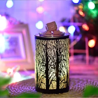 tioodre aromatherapy lamp normal switch straight black branches oil night light aroma lamps aroma wax melt tart burner