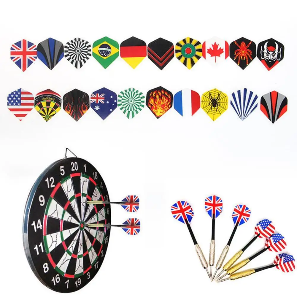 

60Pcs/Pack Dart Flights Set Multiple Styles Colorful PET Darts Flights Professional Darts Newly Dart Accessories