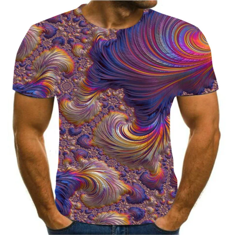 

2021 new modern retro beauty T-shirt, 3D expression funny men's T-shirt, singer star short sleeve T-shirt, summer