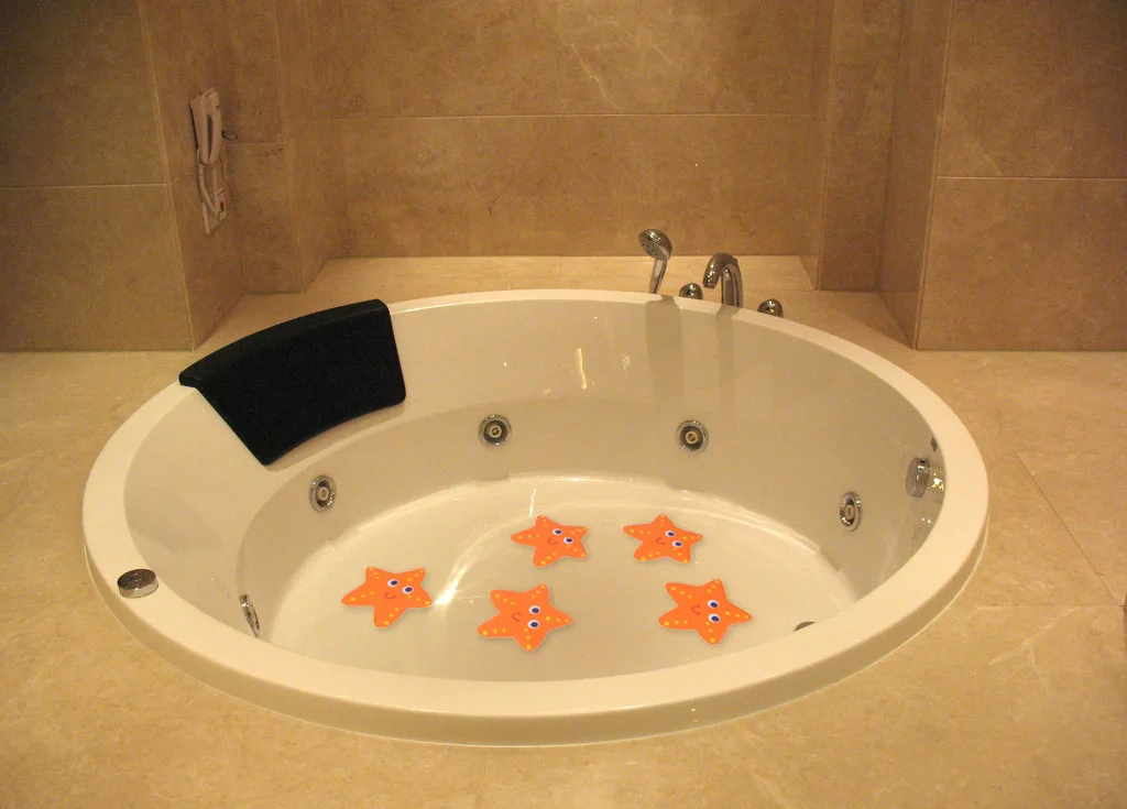 

5x Starfish Shape Non Safety Treads Sticker Bathroom Applique Decals
