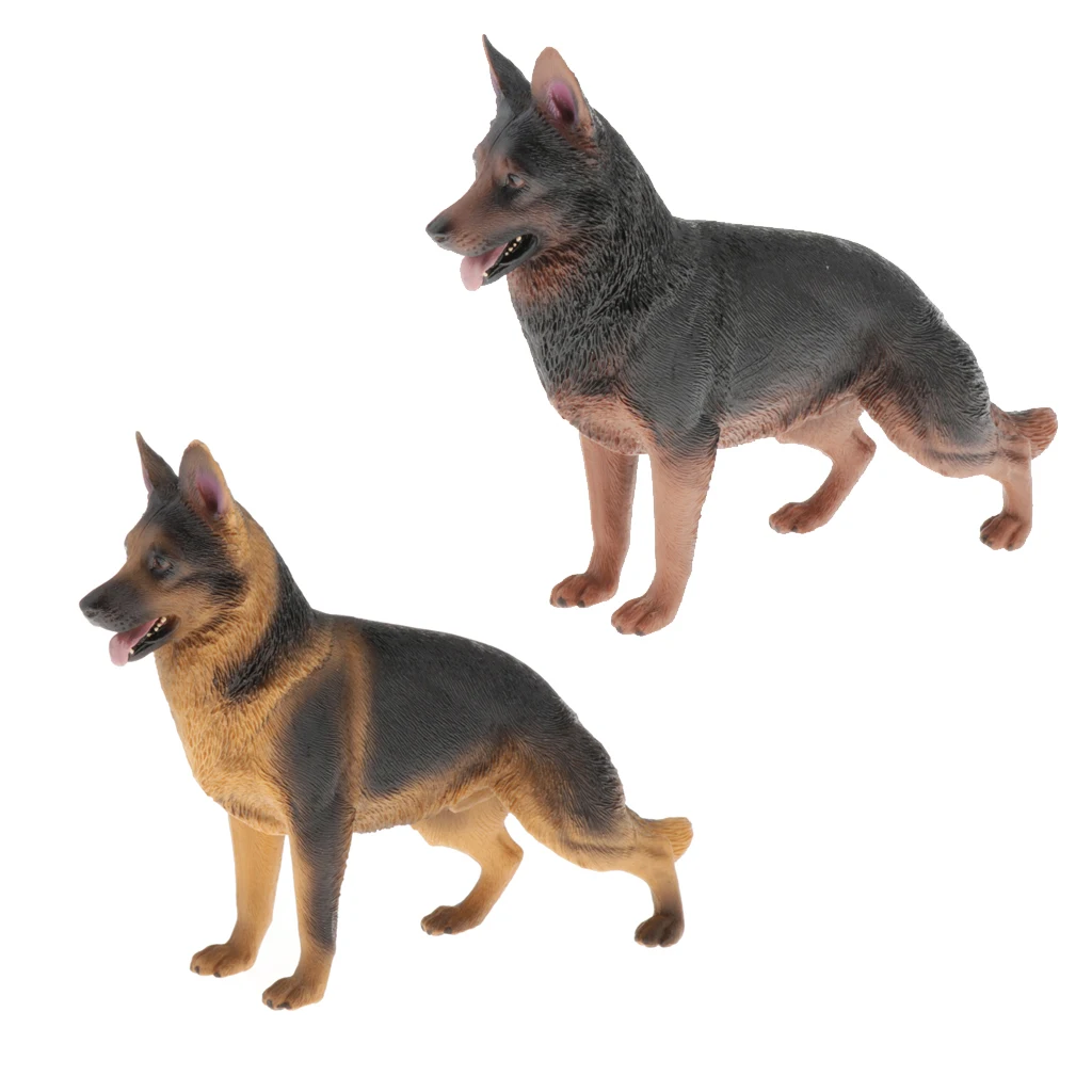 Имитация немецкой собаки Миниатюрная игрушка фигурка аутентичная ручная