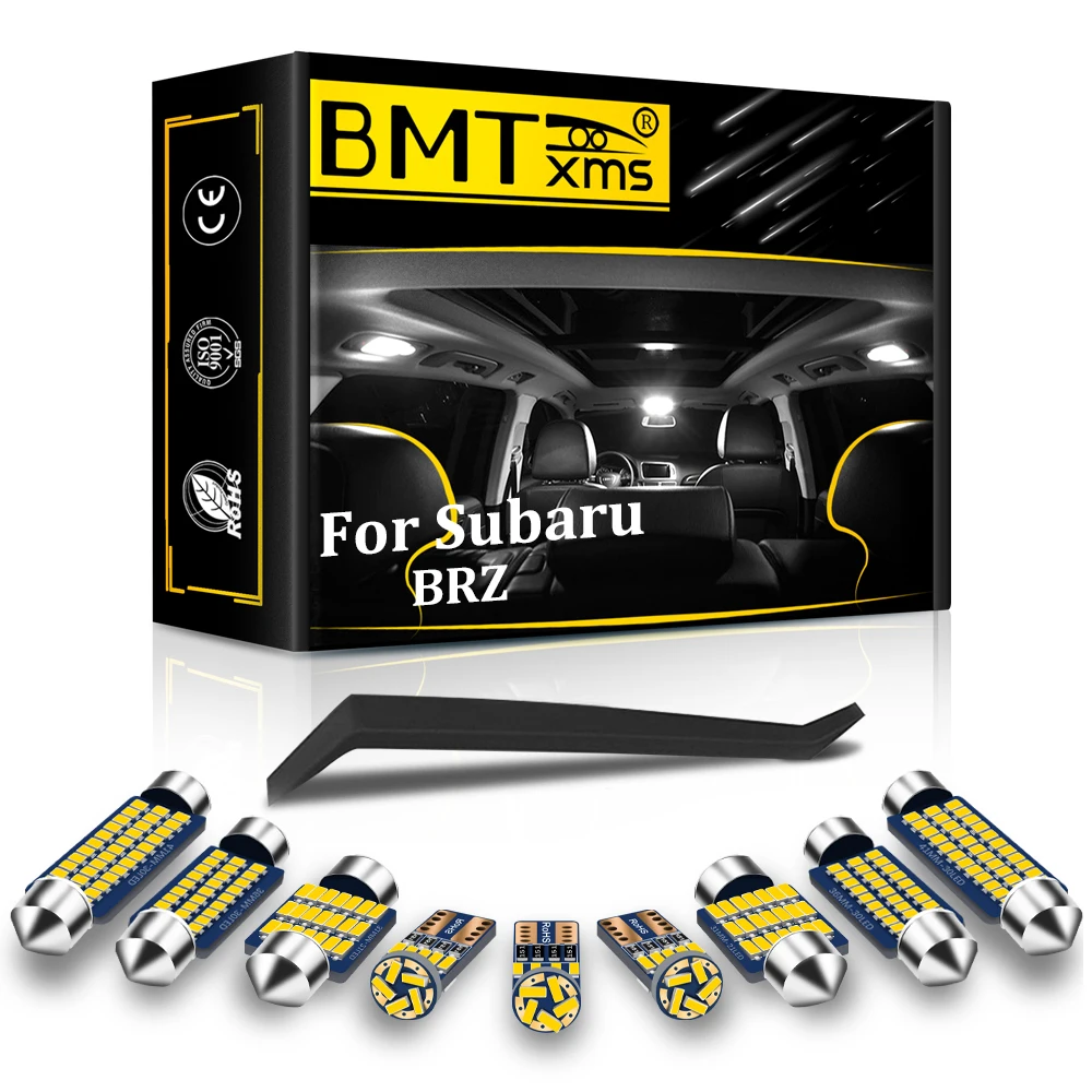 

BMTxms Canbus For Subaru BRZ 2013-2020 Vehicle LED Interior Map Dome Trunk Light License Plate Lamp Kit Car Accessories
