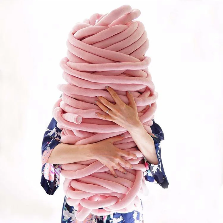 Очень толстая Натуральная шерсть массивная пряжа сделай сам громоздкое